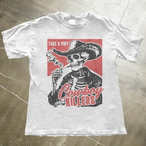 Tops - Skeleton Unisex Tee, Funny Skull Graphic T-Shirt